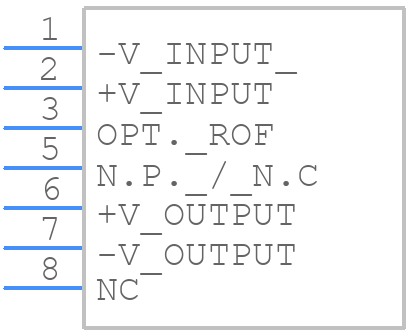 IU2403SA - XP POWER - PCB symbol