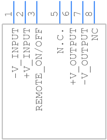 IZ1205S - XP POWER - PCB symbol