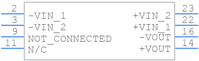 JCA0212S12 - XP POWER - PCB symbol