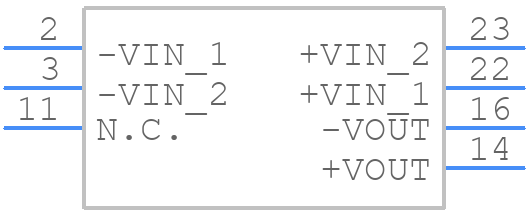 JCD0412S12 - XP POWER - PCB symbol