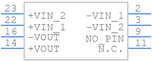 JCD0524S05 - XP POWER - PCB symbol