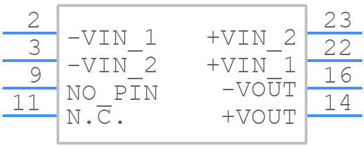 JCD0624S09 - XP POWER - PCB symbol