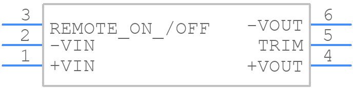 JCM3012S3V3 - XP POWER - PCB symbol