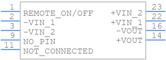 JTF1024S12 - XP POWER - PCB symbol