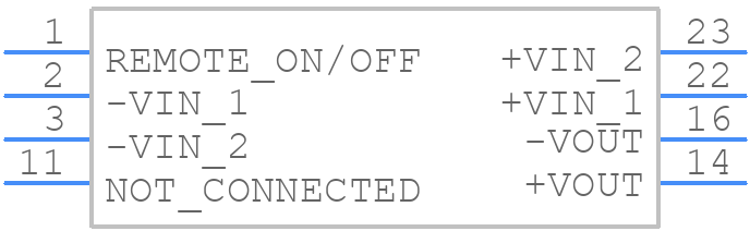 JTF1048S05 - XP POWER - PCB symbol