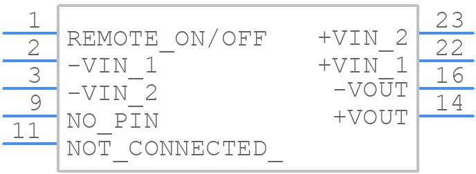 JTF1524S12 - XP POWER - PCB symbol