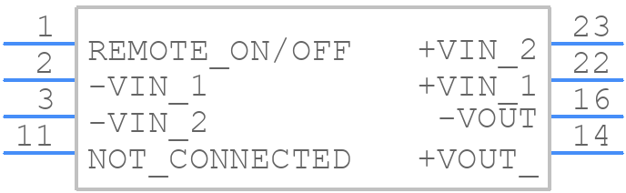 JTF1548S05 - XP POWER - PCB symbol