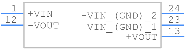 THM 6-2412 - Traco Power - PCB symbol