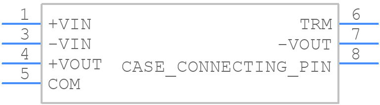 SUCW1R52415C - Cosel - PCB symbol
