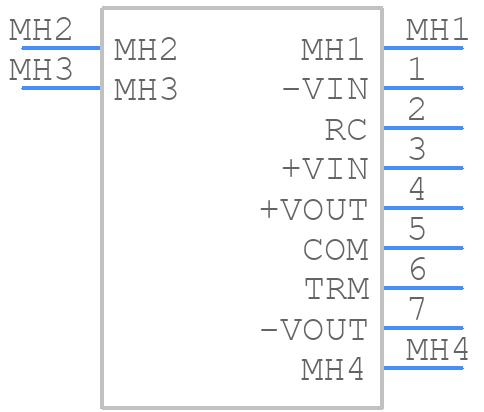 SUTW102412 - Cosel - PCB symbol