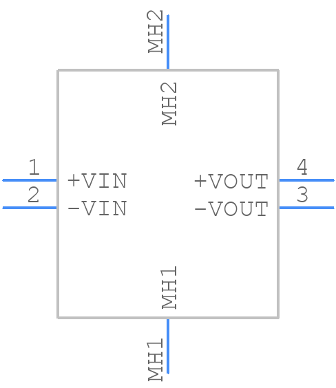 ZUS102405 - Cosel - PCB symbol
