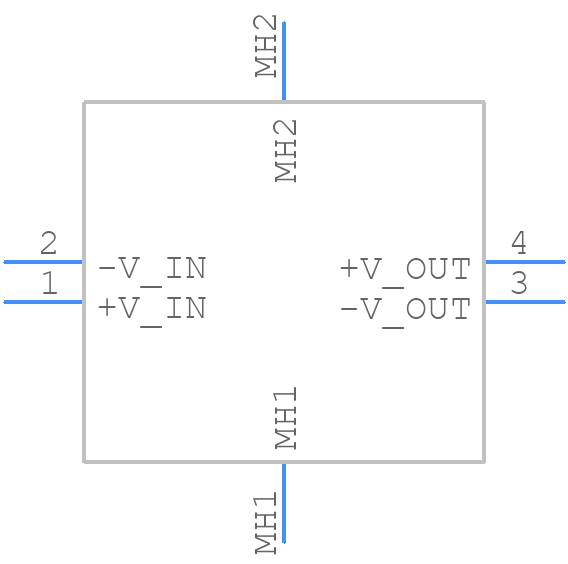 ZUS32405 - Cosel - PCB symbol