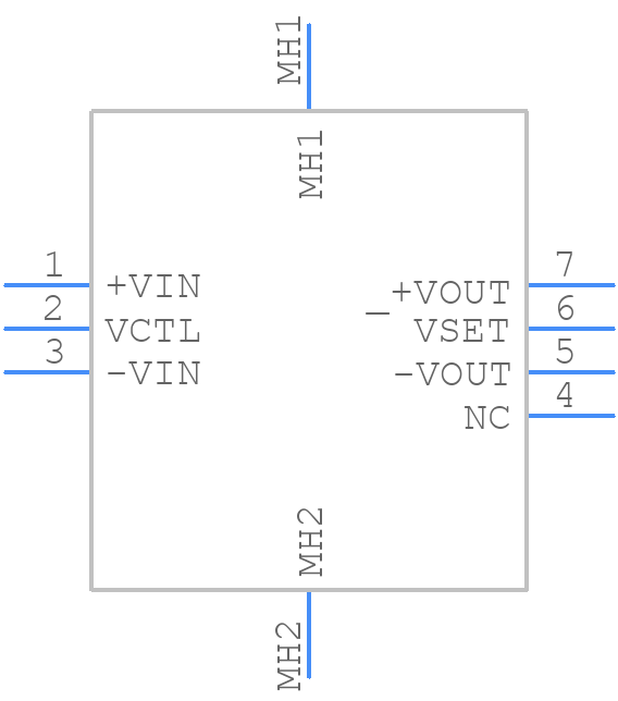 CCN-2405SF - TDK - PCB symbol