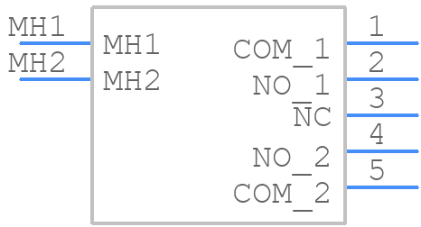 SSSU015100 - ALPS Electric - PCB symbol