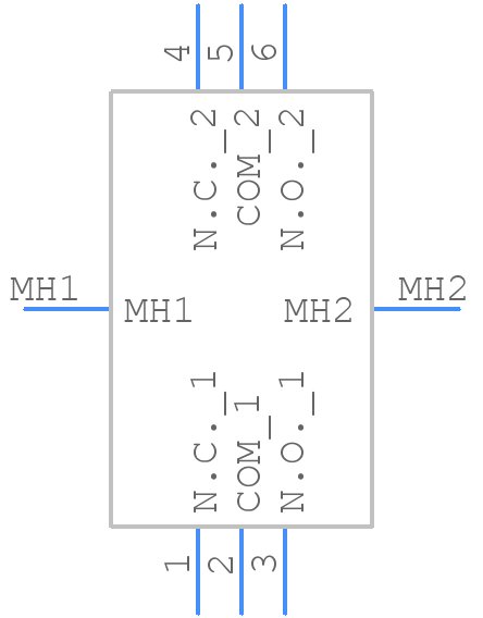 SSSU022800 - ALPS Electric - PCB symbol