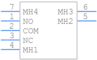 B12JB - NKK Switches - PCB symbol