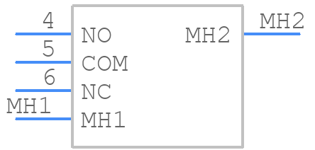 G13AV - NKK Switches - PCB symbol