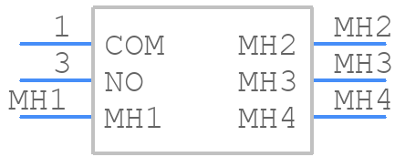 JB15FH - NKK Switches - PCB symbol