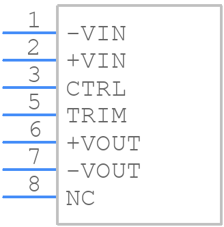 RS6-1205S - RECOM Power - PCB symbol