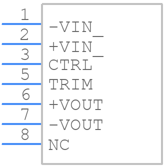 RS6-2412S - RECOM Power - PCB symbol