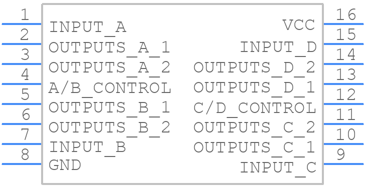 DS3487MX/HAPB - Texas Instruments - PCB symbol