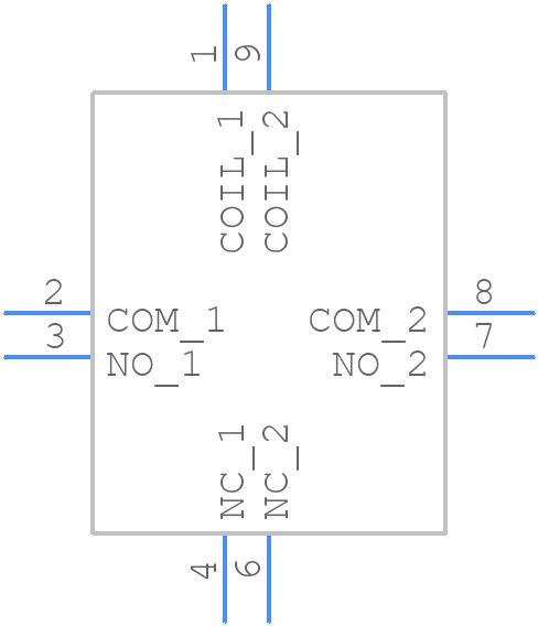 RF303-12 - Teledyne Technologies - PCB symbol