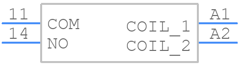 R40N-3021-85-1012 - Relpol - PCB symbol