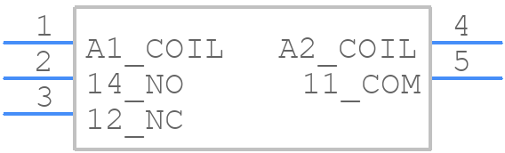 RM50N-3011-85-1003 - Relpol - PCB symbol