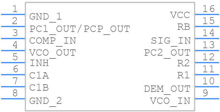 74HCT9046AD,112 - Nexperia - PCB symbol