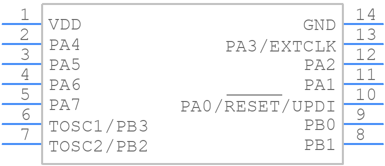 ATTINY414-SSFR - Microchip - PCB symbol