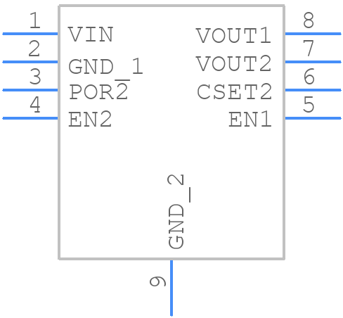 MIC5332-SSYMT-TR - Microchip - PCB symbol