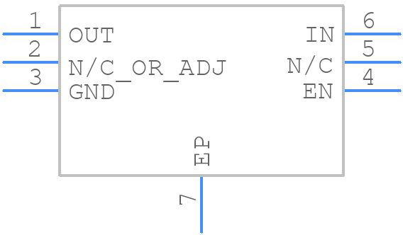 NCV8705MT33TCG - onsemi - PCB symbol