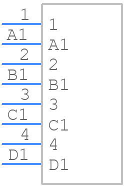 EBM08DSXN - Sullins - PCB symbol