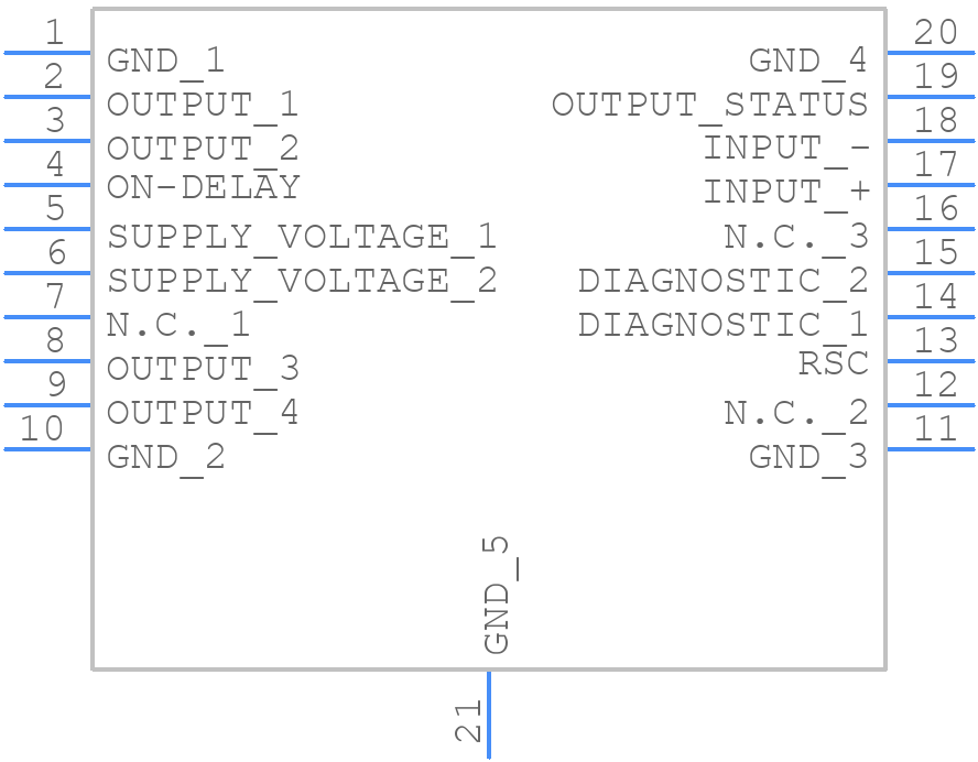 L6370D013TR - STMicroelectronics - PCB symbol