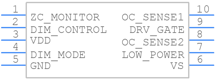 FL5160MX - onsemi - PCB symbol