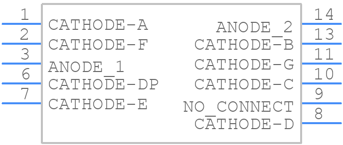 5082-7650 - Avago Technologies - PCB symbol