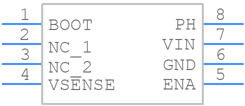 V62/09645-01XE - Texas Instruments - PCB symbol