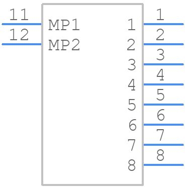 95622-4881 - Molex - PCB symbol