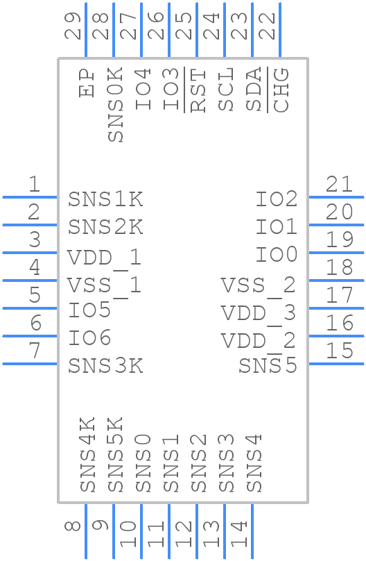 AT42QT1060-MMUR - Microchip - PCB symbol