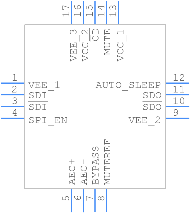 LMH0384SQ/NOPB - Texas Instruments - PCB symbol