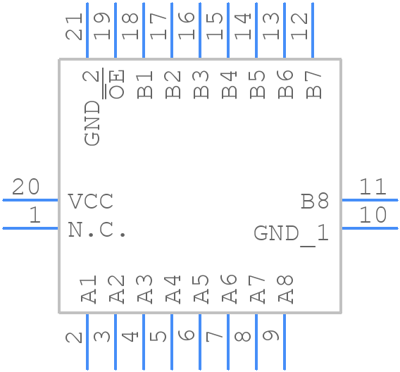 CBT3245ABQ,115 - Nexperia - PCB symbol