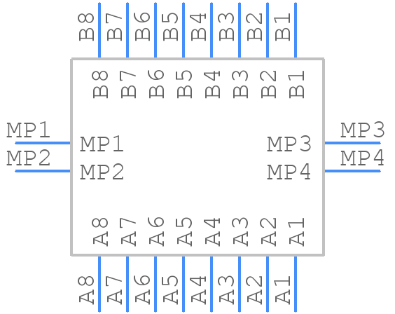 254587 - TE Connectivity - PCB symbol