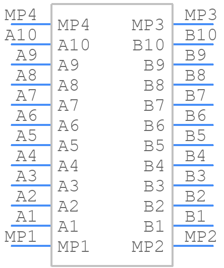 254537 - TE Connectivity - PCB symbol