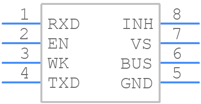 TLE72593GEXUMA3 - Infineon - PCB symbol
