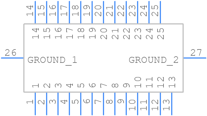 XM3B-2522-112 - OMRON Electronics - PCB symbol