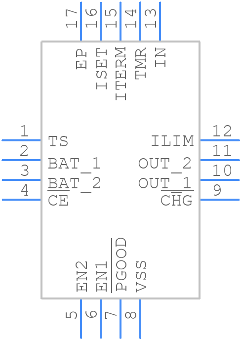 BQ24232RGTRG4 - Texas Instruments - PCB symbol
