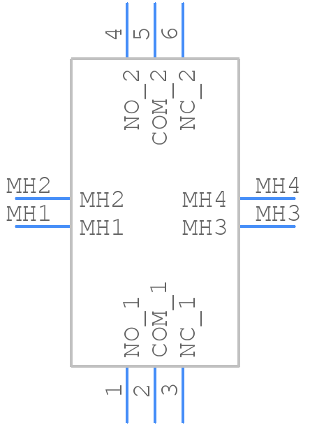 M2022TXG13 - NKK Switches - PCB symbol