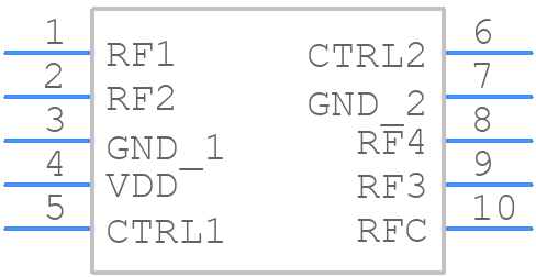 BGSA14GN10E6327XTSA1 - Infineon - PCB symbol