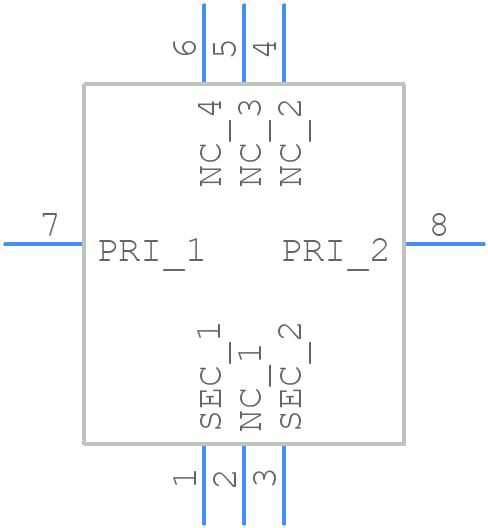 PA1005.050NLT - Pulse Electronics - PCB symbol