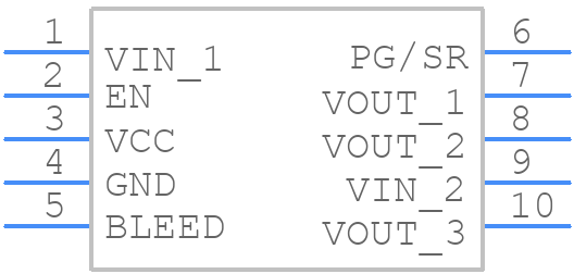 NCP45525IMNTWG-H - onsemi - PCB symbol